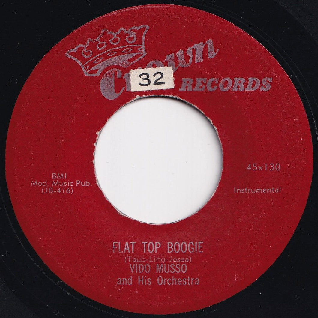 Vido Musso And His Orchestra - Flat Top Boogie / Power House Boogie (7 inch Record / Used)