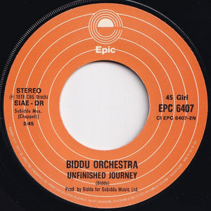 Biddu Orchestra - Eastern Journey / Unfinished Journey (7 inch Record / Used)