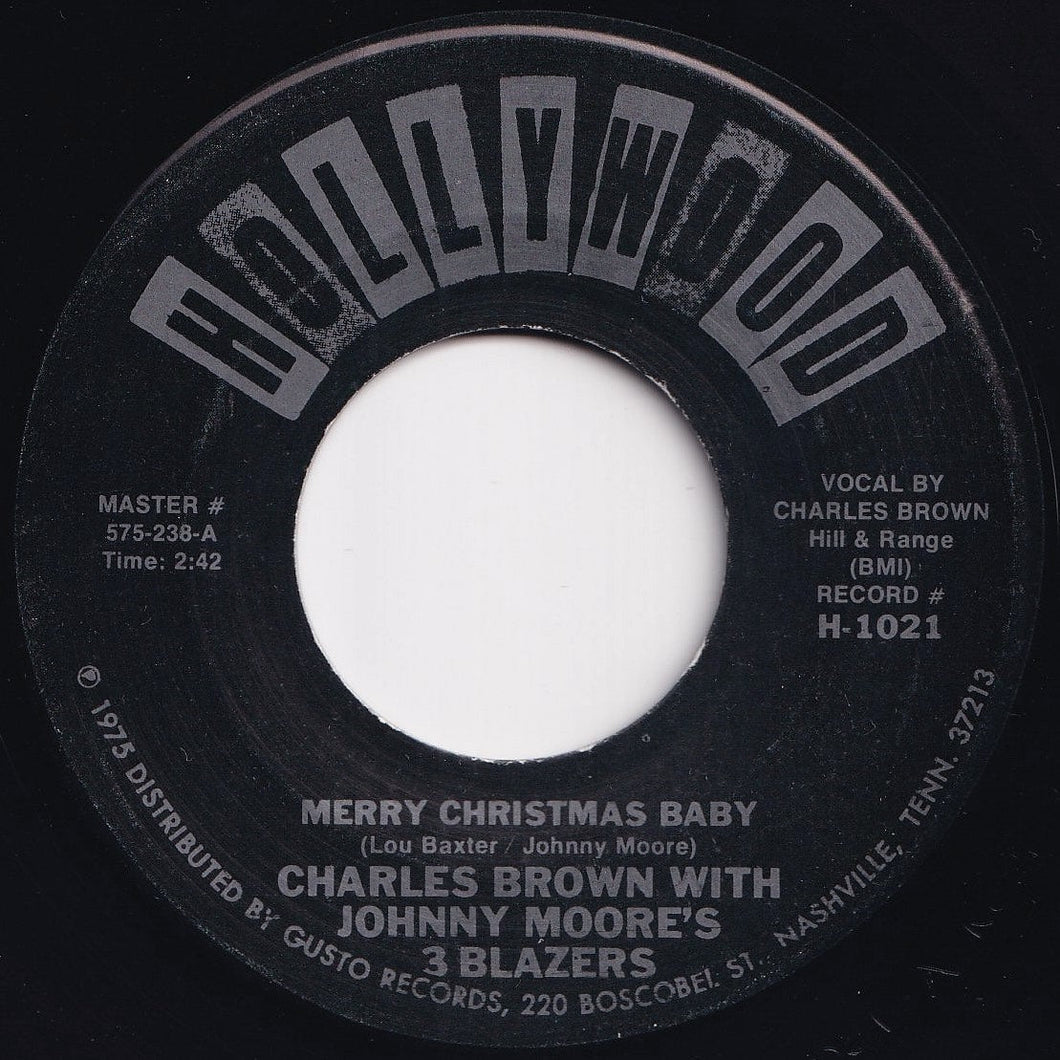 Charles Brown - Merry Christmas Baby / Sleigh Ride (7 inch Record / Used)