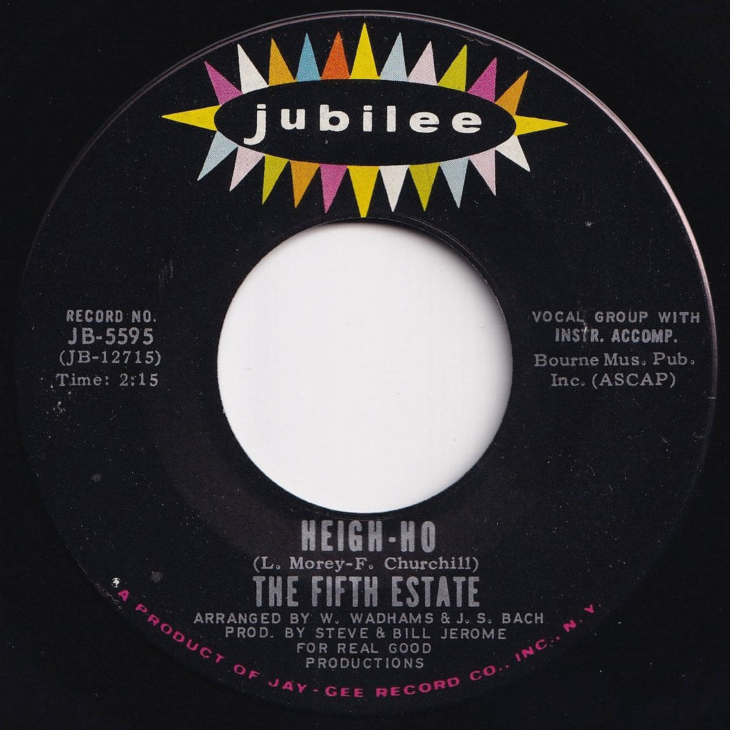 Fifth Estate - Heigh-Ho / It's Waiting There For You (7 inch Record / Used)