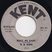 画像をギャラリービューアに読み込む, B.B. King - Rock Me Baby / I Can&#39;t Lose (7 inch Record / Used)
