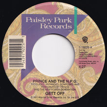 画像をギャラリービューアに読み込む, Prince, N.P.G. - Gett Off / Horny Pony (7 inch Record / Used)
