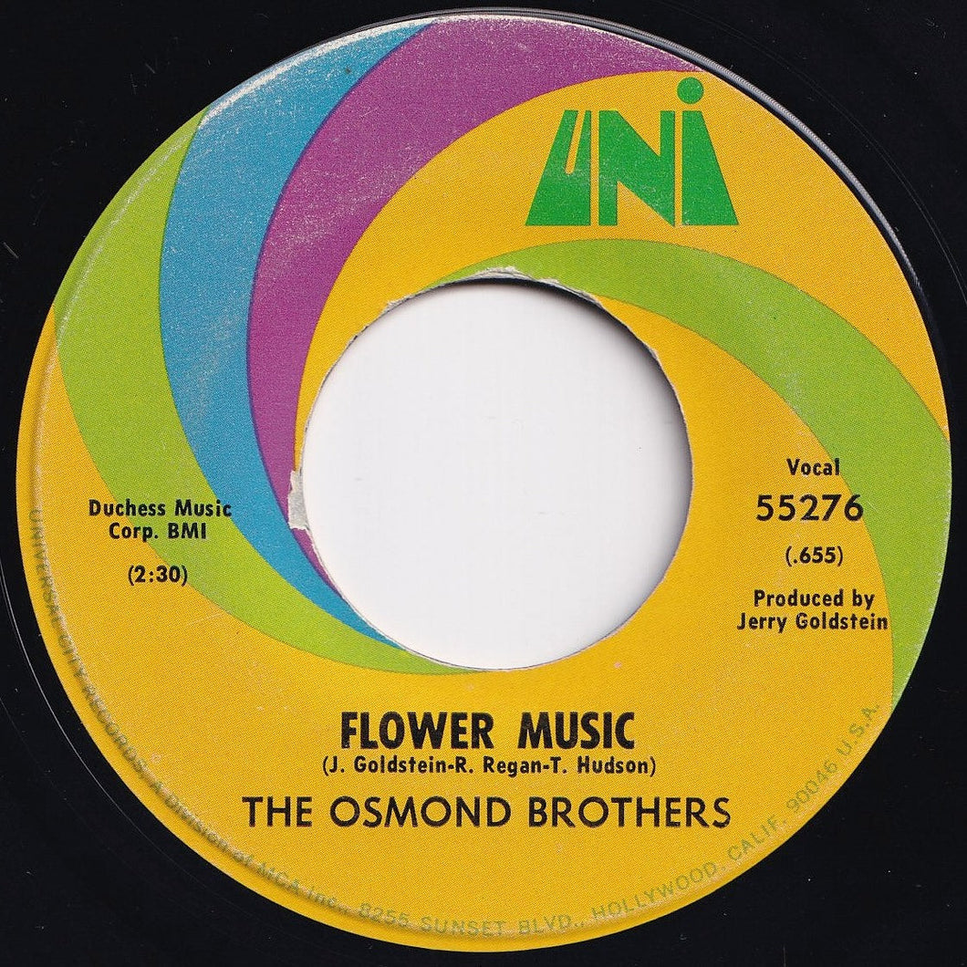 Osmond Brothers - Flower Music / I Can't Stop (7 inch Record / Used)