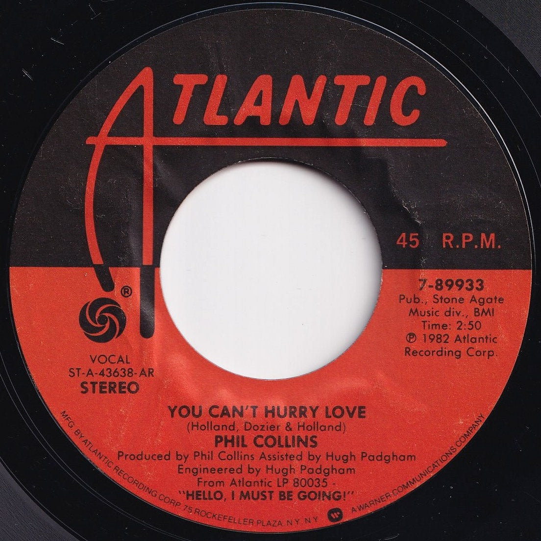 Phil Collins - You Can't Hurry Love / Do You Know, Do You Care? (7