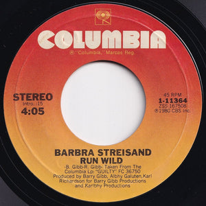 Barbra Streisand - Woman In Love / Run Wild (7 inch Record / Used)