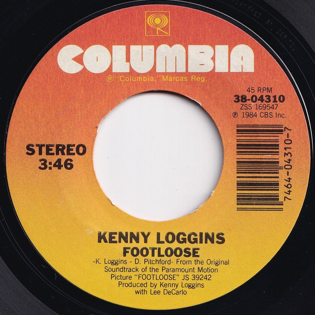 Kenny Loggins - Footloose / Swear Your Love (7 inch Record / Used)