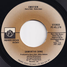 Load image into Gallery viewer, Samantha Sang - Emotion / When Love Is Gone (7 inch Record / Used)
