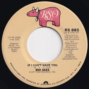 Bee Gees - Stayin' Alive / If I Can't Have You (7 inch Record / Used)