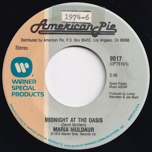 Maria Muldaur / Mojo Men - Midnight At The Oasis / Sit Down I Think I Love You (7 inch Record / Used)