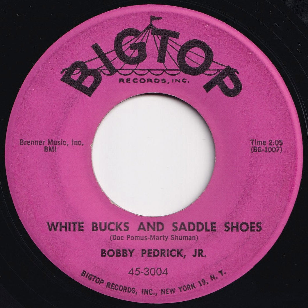 Bobby Pedrick, Jr. - White Bucks And Saddle Shoes / Stranded (7 inch Record / Used)