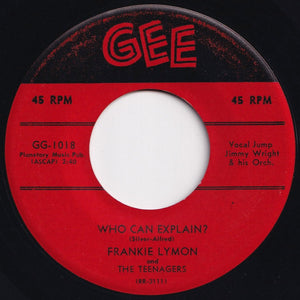 Frankie Lymon, Teenagers - Who Can Explain? / I Promise To Remember (7 inch Record / Used)