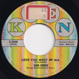 Sam Cooke - Blue Moon / Love You Most Of All (7 inch Record / Used)