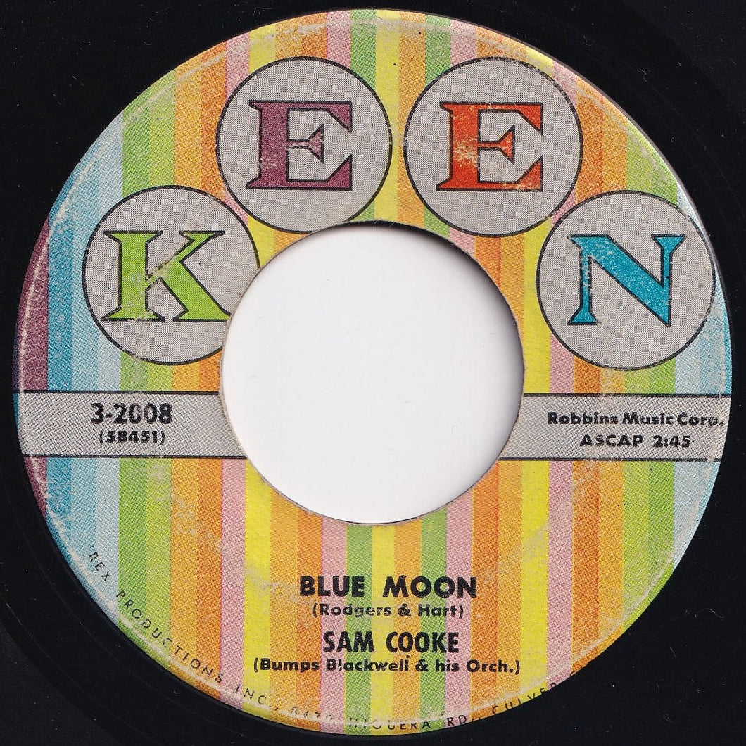 Sam Cooke - Blue Moon / Love You Most Of All (7 inch Record / Used)