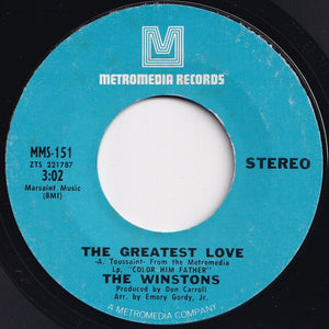 Winstons - The Greatest Love / Birds Of A Feather (7 inch Record / Used)