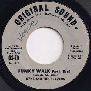 Dyke And The Blazers - Funky Walk (Part 1) / (Part 2) (7 inch Record / Used)