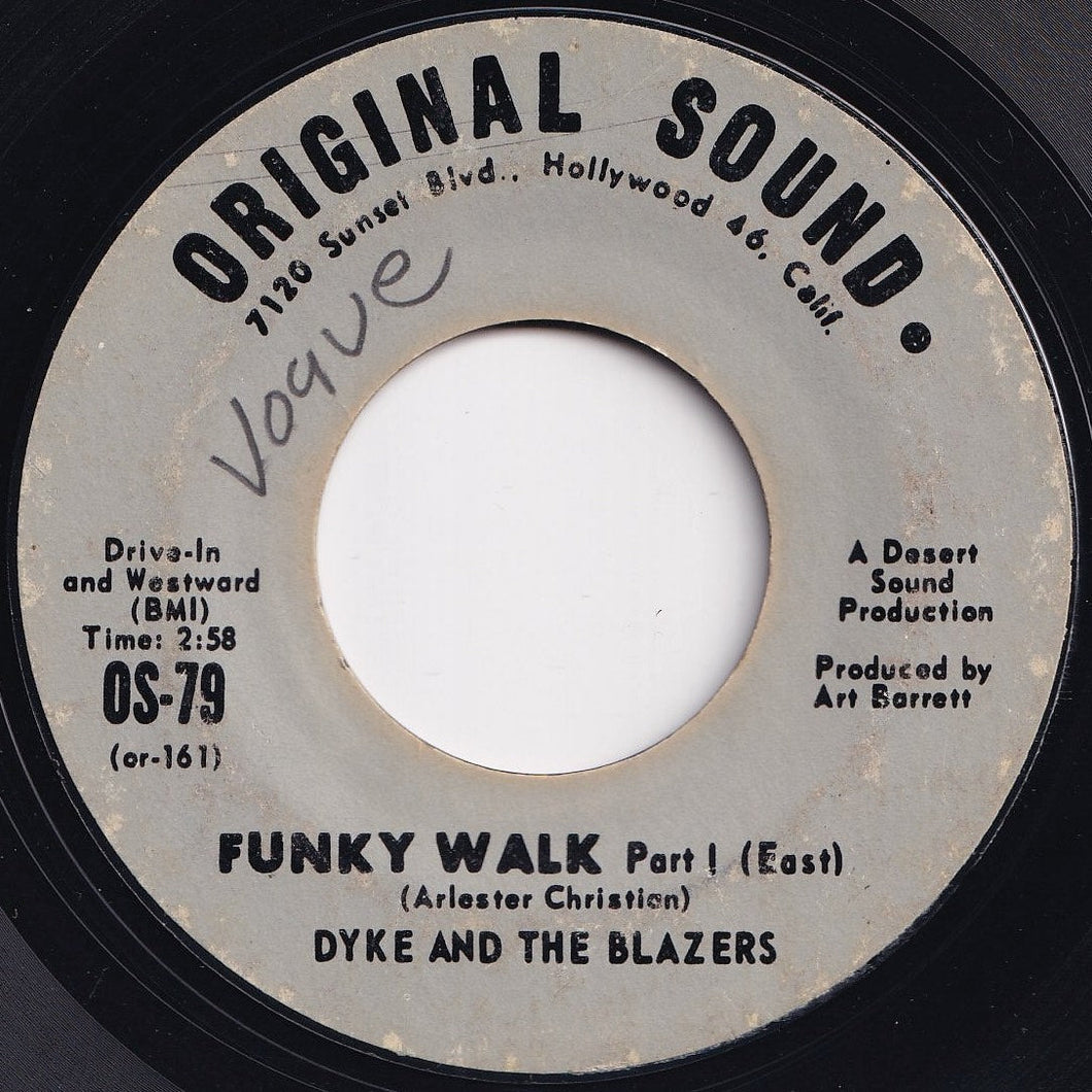 Dyke And The Blazers - Funky Walk (Part 1) / (Part 2) (7 inch Record / Used)