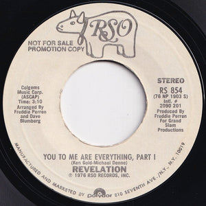 Revelation - You To Me Are Everything (Part 1) (Mono) / (Stereo) (7 inch Record / Used)