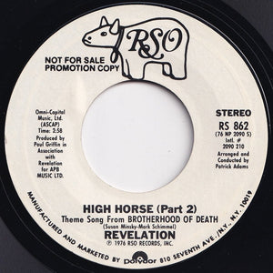 Revelation - High Horse (Part 1) / (Part 2) (7 inch Record / Used)