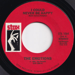 Emotions - I Could Never Be Happy / Shouting Out Love (7 inch Record / Used)