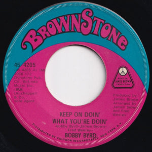 Bobby Byrd - Keep On Doin' What You're Doin' / Let Me Know (7 inch Record / Used)