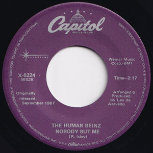 Human Beinz / People - Nobody But Me / I Love You (7 inch Record / Used)