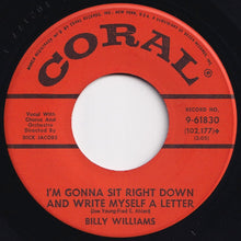 画像をギャラリービューアに読み込む, Billy Williams - Date With The Blues / I&#39;m Gonna Sit Right Down And Write Myself A Letter (7 inch Record / Used)
