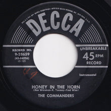 画像をギャラリービューアに読み込む, Commanders - Honey In The Horn / Swanee River Boogie (7 inch Record / Used)
