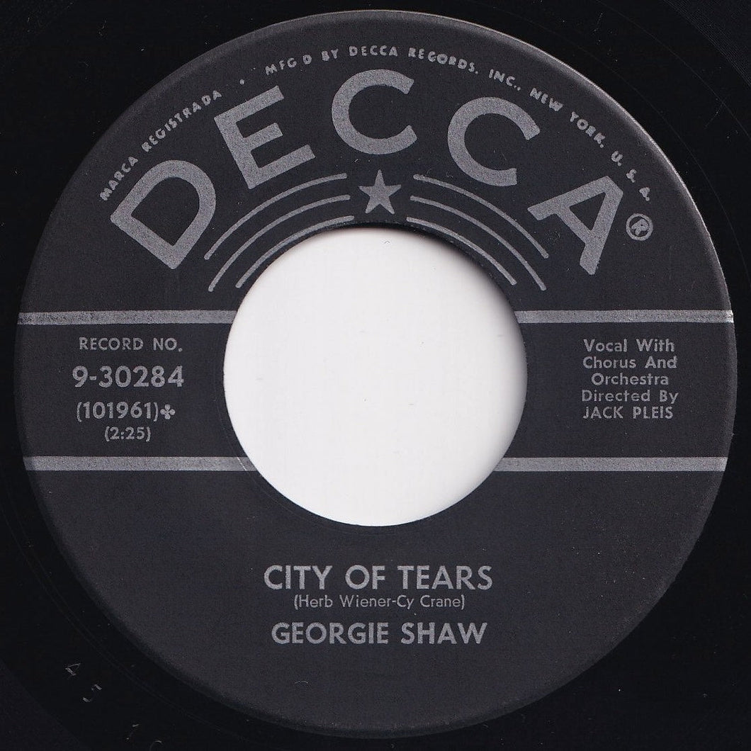 Georgie Shaw - City Of Tears / Suddenly (The Meeting) (7 inch Record / Used)