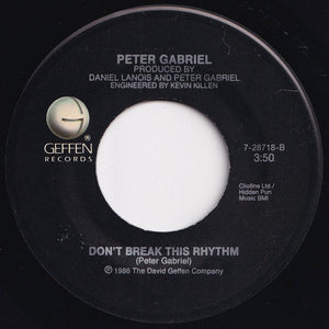 Peter Gabriel - Sledgehammer / Don't Break This Rhythm (7 inch Record / Used)