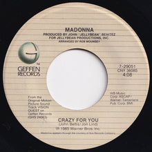 画像をギャラリービューアに読み込む, Madonna / Berlin - Crazy For You / No More Words  (7 inch Record / Used)
