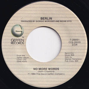 Madonna / Berlin - Crazy For You / No More Words  (7 inch Record / Used)