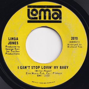 Linda Jones - Hypnotized / I Can't Stop Lovin' My Baby (7 inch Record / Used)