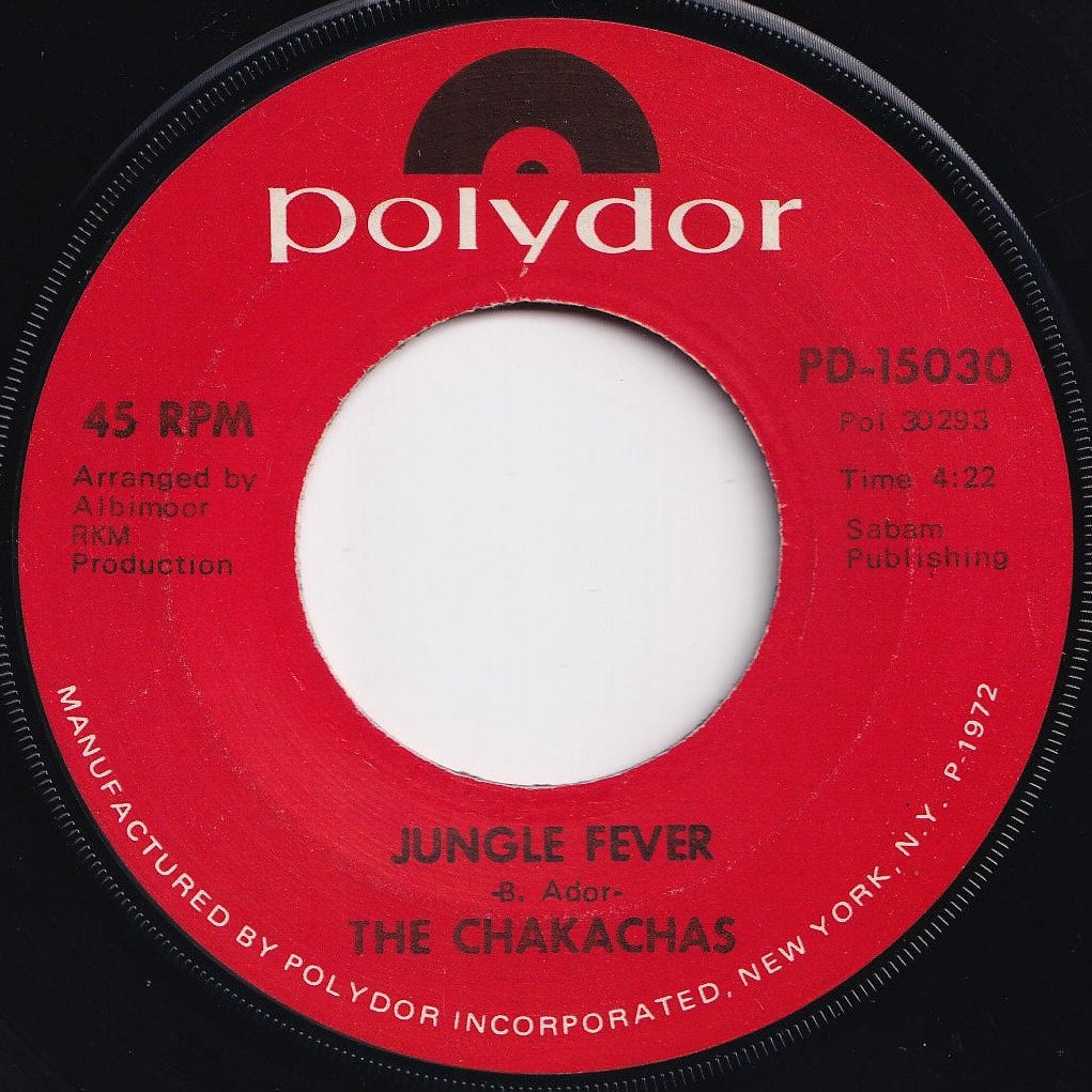 Chakachas - Jungle Fever / Cha Ka Cha (7 inch Record / Used)