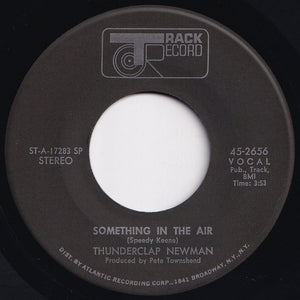 Thunderclap Newman - Something In The Air / Wilhemina (7 inch Record / Used)