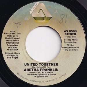 Aretha Franklin - United Together / Take Me With You (7 inch Record / Used)