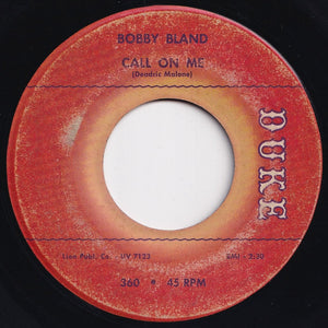 Bobby Bland - Call On Me / That's The Way Love Is (7 inch Record / Used)