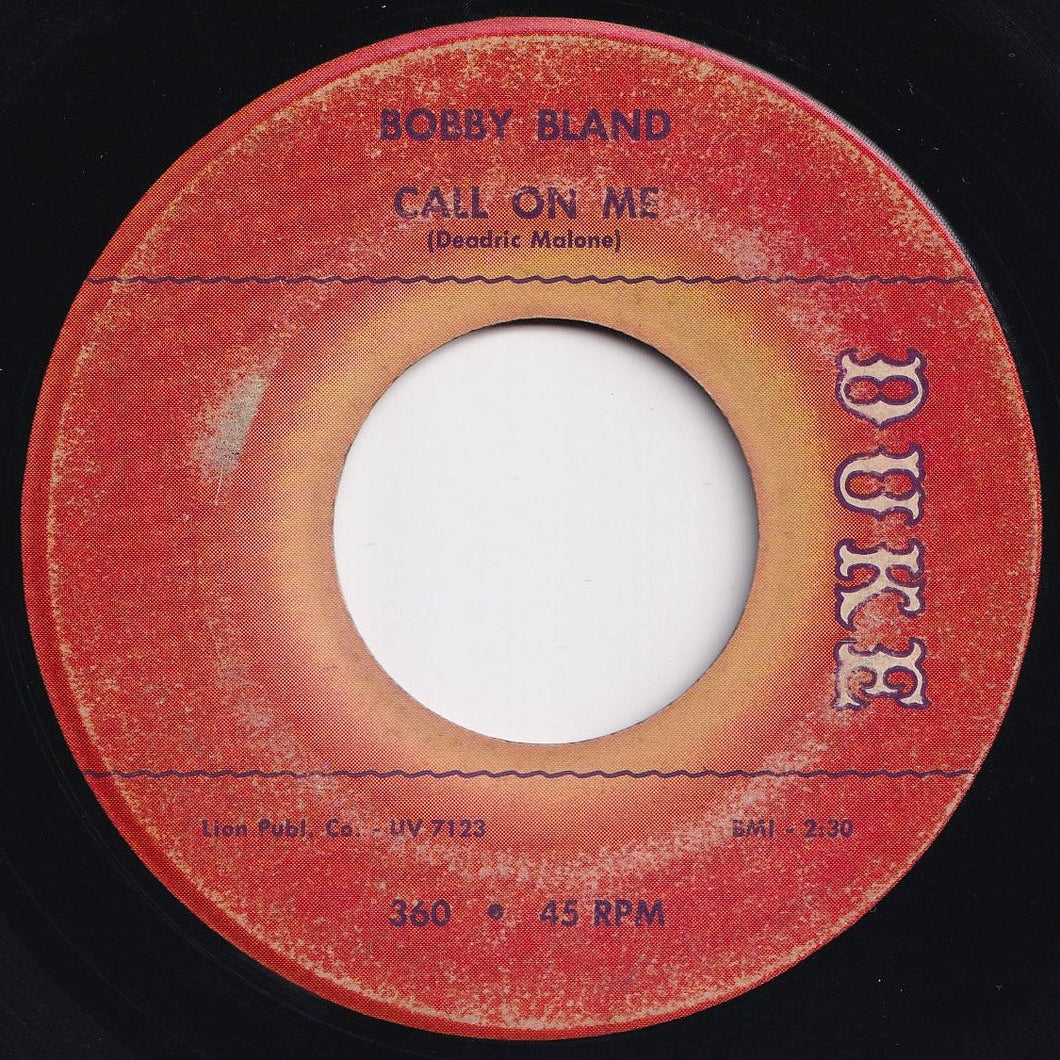 Bobby Bland - Call On Me / That's The Way Love Is (7 inch Record / Used)