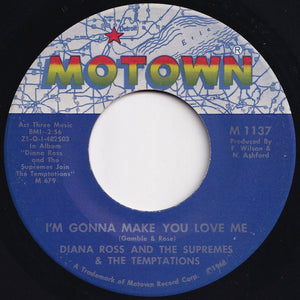 Diana Ross, Supremes, Temptations - I'm Gonna Make You Love Me / A Place In The Sun (7 inch Record / Used)