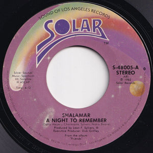 Shalamar - A Night To Remember / On Top Of The World (7 inch Record / Used)