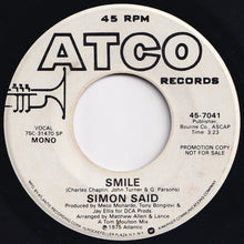 画像をギャラリービューアに読み込む, Simon Said - Smile (Mono) / (Stereo) (7 inch Record / Used)
