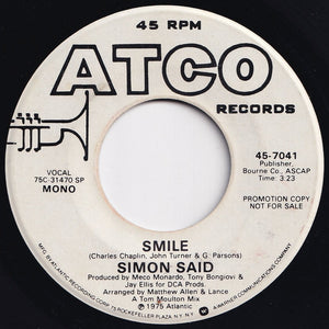 Simon Said - Smile (Mono) / (Stereo) (7 inch Record / Used)