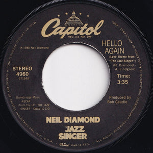 Neil Diamond - Hello Again / Amazed And Confused (7 inch Record / Used)