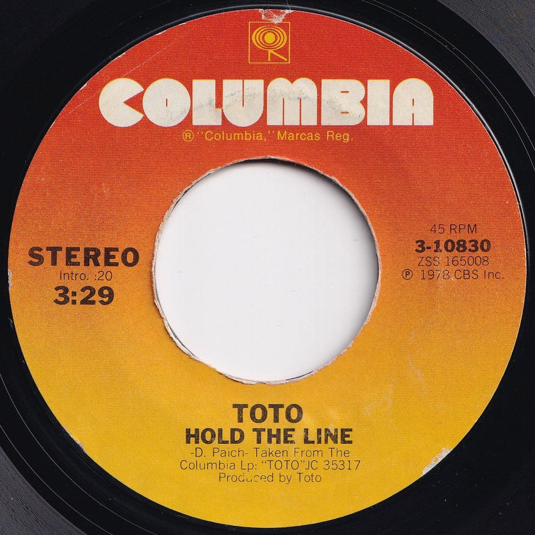 Toto - Hold The Line / Takin' It Back (7 inch Record / Used)