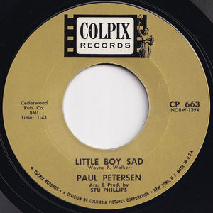 Paul Petersen - My Dad / Little Boy Sad (7 inch Record / Used)