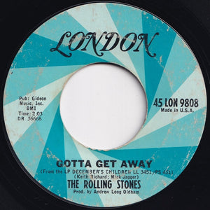 Rolling Stones - As Tears Go By / Gotta Get Away (7 inch Record / Used)