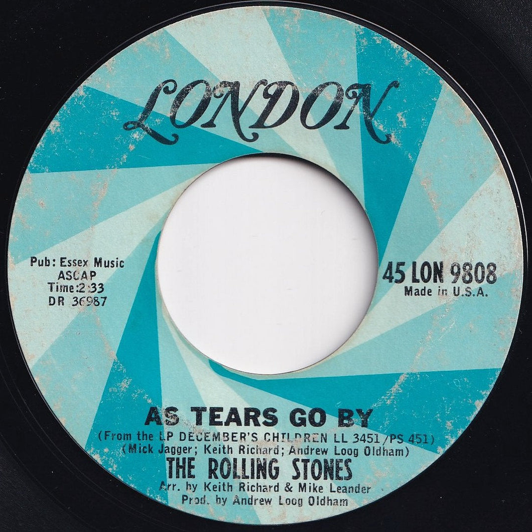 Rolling Stones - As Tears Go By / Gotta Get Away (7 inch Record / Used)