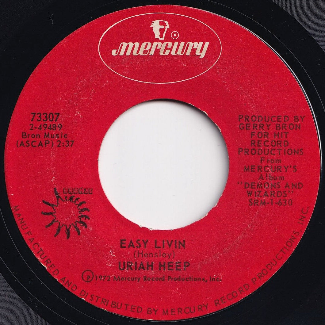 Uriah Heep - Easy Livin / All My Life (7 inch Record / Used)