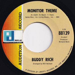 Buddy Rich - Norwegian Wood (This Bird Has Flown) / Monitor Theme (7 inch Record / Used)