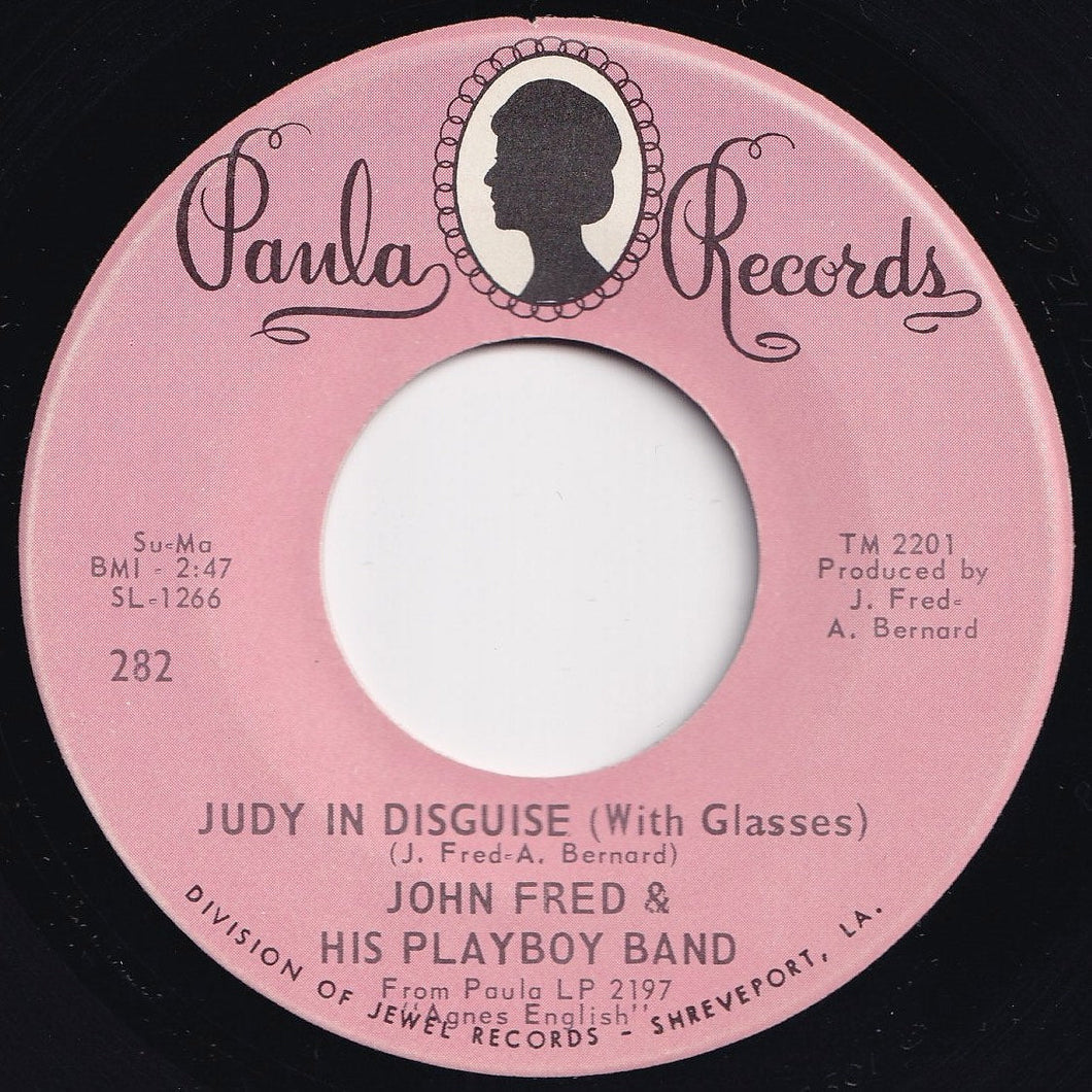 John Fred & His Playboy Band - Judy In Disguise (With Glasses) / When The Lights Go Out (7 inch Record / Used)