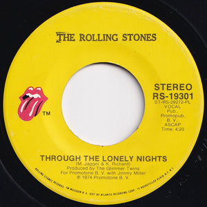 Rolling Stones - It's Only Rock'n Roll / Through The Lonely Nights (7 inch Record / Used)